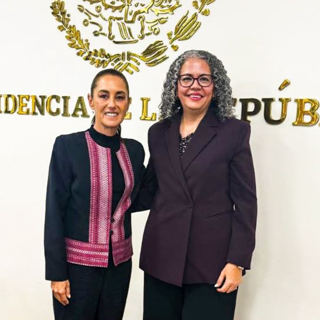 La presidenta Sheinbaum y la gobernadora de Sinaloa. Foto: Gobierno de Sinaloa